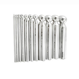 Premium Jewelry Doming Block 11 Pcs Dapping <b>Punches</b> Block <b>Set</b> Hole <b>Punch</b> <b>Set</b> Dapping Die Block Jewelry Doming Equipment's Disc - Product Image 1