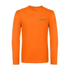 T-shirts à manches longues pour hommes personnalisés de haute qualité, 180 g/m², 100 % coton, col rond, écologiques, imprimés en sérigraphie, décontractés - Product Image 4