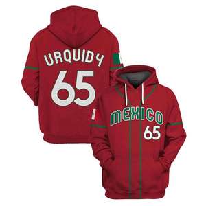 Sudadera Deportiva Personalizada con Estampado Puff para Equipos, Sudadera con Capucha Sólida de Invierno, Nombre y Número Personalizados, Sudadera Deportiva con Estampado Completo - Product Image 4