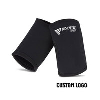 Logo personnalisé dynamophilie Coude Compression Manchons Coussinets Néoprène Épais Coudières Pour hommes Femmes