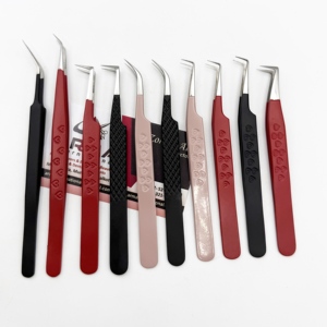 Pinzas para Extensión de Pestañas de Acero Inoxidable Ecológicas, Punta Puntiaguda Sostenible, Precisión, Duraderas, Probadas a Mano - Product Image 6