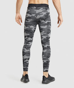 Running <b>Tights</b> <b>Compression</b> Leggings Elastic Waist Quick Dry Gym Fitness Wear Adjustable Sports Training Wear Wholesale Design - Product Image 4