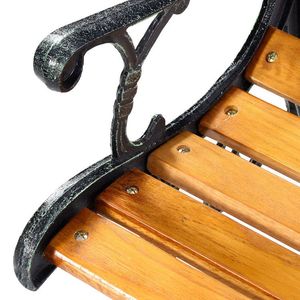 Panca da Giardino/Patio da 49,5 Pollici, Elegante Sedia da Esterno per il Tempo Libero - Product Image 6