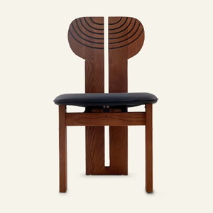 Modern Minimalist Wooden Dining Chair - Custom Design <b>U</b>-Line Series - Product Image 1