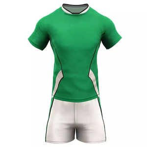 High Quality Soccer Uniform Custom Team Logo Football Jersey And Shorts Breathable Kit For Match Competition - Product Image 6
