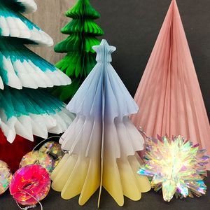 ของตกแต่งศูนย์การค้ารูปต้นคริสต์มาสสีม่วง - Product Image 4