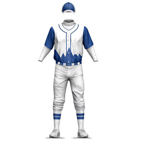 Uniforme de Béisbol Scorchers de Manga Larga con Estampado Sublimado, Absorbente de Humedad, Ajustado, para Hombre, para Toda Temporada - Product Image 5