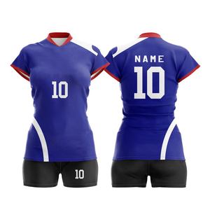 Trendy Women's <b>Volleyball</b> Uniform Jersey Shorts <b>Set</b> Moisture Wicking Snag Resistance Durable Sports <b>Volleyball</b> Training Uniform - Product Image 4
