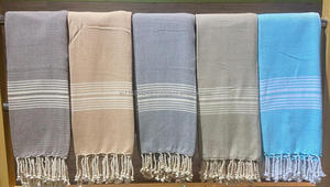 Striped 100% Cotton Woven Peshtemal <b>Beach</b> <b>Towel</b>-Eco-Friendly Quick-Dry & Disposable - Product Image 3