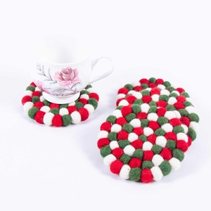 Super Absorbent Feltandwool Drink Coasters (4 Pcs 1kg) for Drinkware - Product Image 3