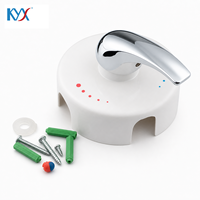 Kit de douche en plastique en gros : Tuyau résistant au gel, support en plastique et grand robinet mélangeur pour la rénovation de salles de bain