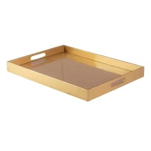 Plateau à chocolat en métal de luxe, plateau de service en acier inoxydable pour desserts, plateau de présentation de bonbons, centre de table - Product Image 4