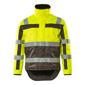 Chaleco y Chaqueta de Seguridad Reflectante Impermeable de Alta Visibilidad al por Mayor con Cinta Reflectante para Seguridad Vial y Uso en el Lugar de Trabajo, Certificado CE - Product Image 3