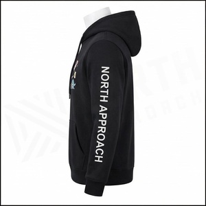 Sweat-shirt à capuche pour homme North Approach, imprimé dessin animé, coupe classique, coton, décontracté, automne, avec poche avant - Product Image 3