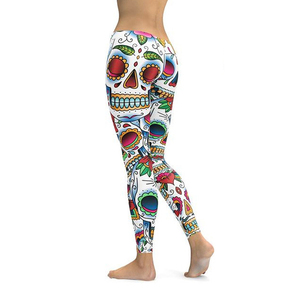 Nuevos Leggings Casuales de Cintura Media para Mujer 2025, de Alta Calidad, Sublimados, Servicio OEM, Pantalones Deportivos de Algodón/Fibra de Bambú para Adultos - Product Image 5