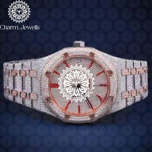 Reloj de Lujo para Hombre Charm_Jewells, Caja de Acero Inoxidable de 40 mm, Cristal de Zafiro, Movimiento Mecánico Analógico, Cierre Luminoso, 20 mm, 10 - Product Image 6