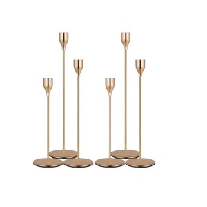ILAHI's Vintage <b>Brass</b> Handmade Tapered <b>Candlestick</b> <b>Holder</b> Embossing Printing Design 1 Color High Quality Heat Resistant - Product Image 1