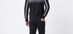 Unisex Black Solid Color Blocking Hoodie Tracksuit Full Sleeve Casual Sweatshirt Side Pockets Breathable Eco-Friendly 100% - Product Image 5