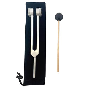 Diapasons en acier 128 Hz pour la thérapie manuelle, kit chirurgical pour usage clinique, diapason de fréquence certifié CE, garantie 5 ans - Product Image 1