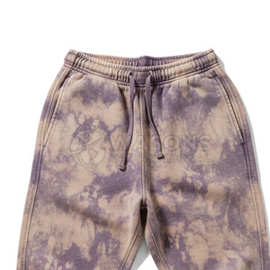 Pantalones deportivos de algodón con lavado ácido para hombre, para uso casual, gimnasio, deportes y actividades al aire libre. - Product Image 3