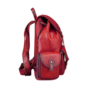 Large Men's Leather Backpack Handmade Genuine Leather with Laptop Pocket Stylish Messenger Bag Travel Gift for Him - Product Image 5