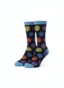 Chaussettes pour hommes respirantes, tissées, antibactériennes, absorbant la transpiration, séchage rapide, durables, en élasthanne/polyester/coton - Product Image 4