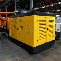 Compresseur d'air mobile à vis diesel KAISHAN LGZJ-35/25-38/20, 35-38m/min, moteur diesel Yuchai, commande PLC, refroidissement par air