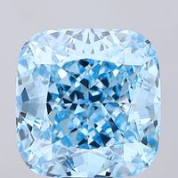Diamante cultivado en laboratorio de calidad superior, color azul intenso, certificado por IGI, pulido excelente, CVD, piedra suelta para venta al por mayor.