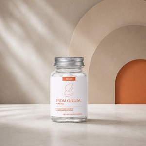 [FROM OREUM] Pasta de Dientes Sólida 60 Tabletas con Sabor a Mandarina de Jeju para la Rutina Diaria de Cuidado Bucal - Product Image 3
