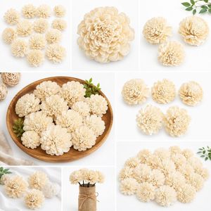 Flores de Sola Naturales Hechas a Mano de Primera Calidad AQUA VRIKSHA (Tamaño Grande) para Decoración del Hogar, Bodas y Manualidades - Product Image 4
