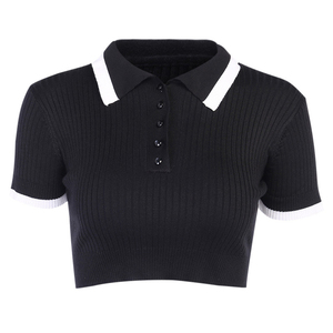 Camiseta Polo de Algodón para Mujer, Informal, de Manga Corta, a la Moda, con Logotipo Personalizado, Proveedor Mayorista, Ropa de Verano Transpirable de Primera Calidad - Product Image 6