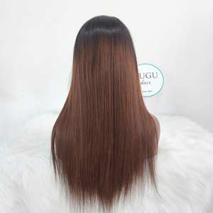 Peluca de Cabello Humano Vietnamita 100% Natural, Liso Extremo, de 30 Pulgadas, Doble Trama, Larga, Transparente para Encaje, Gorra Pequeña - Product Image 3