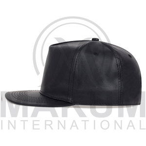Casquette de baseball en cuir véritable de haute qualité pour hommes, casquettes de conduite solides, casquettes décontractées d'extérieur, casquettes snapback confortables, logo personnalisé OEM - Product Image 3