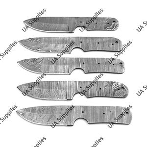 Cuchillo de camping y utilidad de acero de Damasco forjado a mano, afilado como una navaja, 58 HRC, espiga completa, pulido, compatible con OEM/ODM - Product Image 6