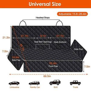 Protector Impermeable para Asientos Traseros de Mascotas para Autos, Camionetas y SUVs - Product Image 6