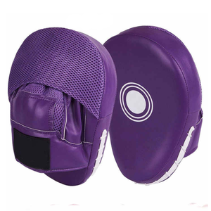 Purple Curved Boxing <b>Focus</b> Mitts Pu Material Breathable Training <b>Pads</b> for Kickboxing MMA Practice All Seasons Use <b>Focus</b> <b>pads</b> - Product Image 2