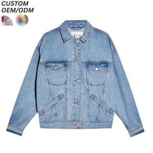 แจ็คเก็ตยีนส์เดนิมแบบคลาสสิก ยูนิเซ็กซ์ ระบายอากาศได้ดี แห้งเร็ว ซักได้ ผลิตแบบ OEM/ODM รองรับการผลิตตามแบบที่ลูกค้าต้องการ สไตล์ลำลอง/ทางการ วินเทจ สำหรับฤดูหนาว 100% - Product Image 5