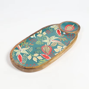 ถาดไม้ทนทานพร้อมเคลือบผิวเรียบเหมาะสำหรับใช้ในการรับประทานอาหารในห้องครัวและการให้บริการทุกวัน - Product Image 1