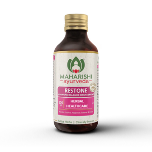 Jarabe de Restone, mezcla de extractos de plantas herbales ayurvédicas para periódicos saludables y apoyo al bienestar femenino de Maharishi Ayurveda - Product Image 1
