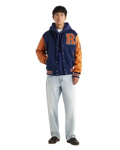 OEM Custom Made <b>Men's</b> Varsity <b>Jacket</b> <b>Baseball</b> Letterman Varsity <b>Jacket</b> Premium Quality <b>Men's</b> Embroidered Varsity <b>Jackets</b> - Product Image 4