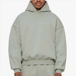 Sweat-shirt à capuche oversize pour homme, en molleton de coton épais, avec poche kangourou et capuche réglable, décontracté, hiver - Product Image 6