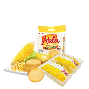 Craquelins croustillants au maïs du Vietnam 228G Boîte de sachets au goût sucré salé - Product Image 4