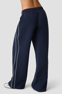 Custom Logo Women Contrast Piping Zip Jacket & Jogger Women's Tracksuits Breathable Streetwear <b>Jogging</b> <b>Suits</b> Women's Sweatsuits - Product Image 6