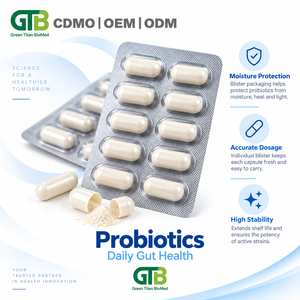Complément Probiotique OEM ODM Marque Privée 20 Milliards de UFC Multi-Souches Soutien Digestif Santé Intestinale Gélules Végétales Fabriqué à Taïwan - Product Image 2