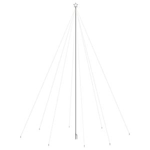 Sapin de Noël extra haut à LED blanc froid, design en métal et plastique - Product Image 3