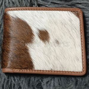 Portefeuille en cuir de vachette fait main, logo personnalisé, cuir souple de qualité supérieure, vente chaude, portefeuille court minimaliste vintage pour homme - Product Image 6