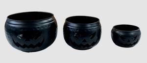 Lanterne citrouille en métal avec poignée, porte-bougie décoratif d'Halloween, lanterne Jack O'Lantern en fer pour bougie chauffe-plat, pour fête, maison, jardin - Product Image 5