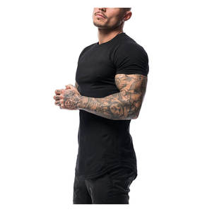 T-shirts pour hommes 100% coton, coupe décontractée, col rond, couleur unie, style sport, coupe régulière - Product Image 5