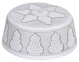 หมวกฮิญาบอิสลามทำมือจากผ้าฝ้าย ปักลายถักนิตติ้ง สำหรับผู้ชาย - Product Image 2
