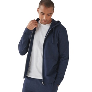 Vente en gros OEM – Personnalisation broderie et sublimation de logo – Fermeture éclair, cordon, molleton de coton épais, coupe oversize, coupe-vent hiver, écologique - Product Image 2